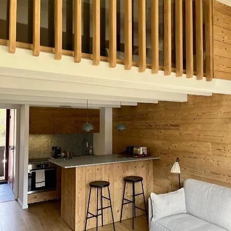 아파트 Cosy Duplex Studio In Chamomix *